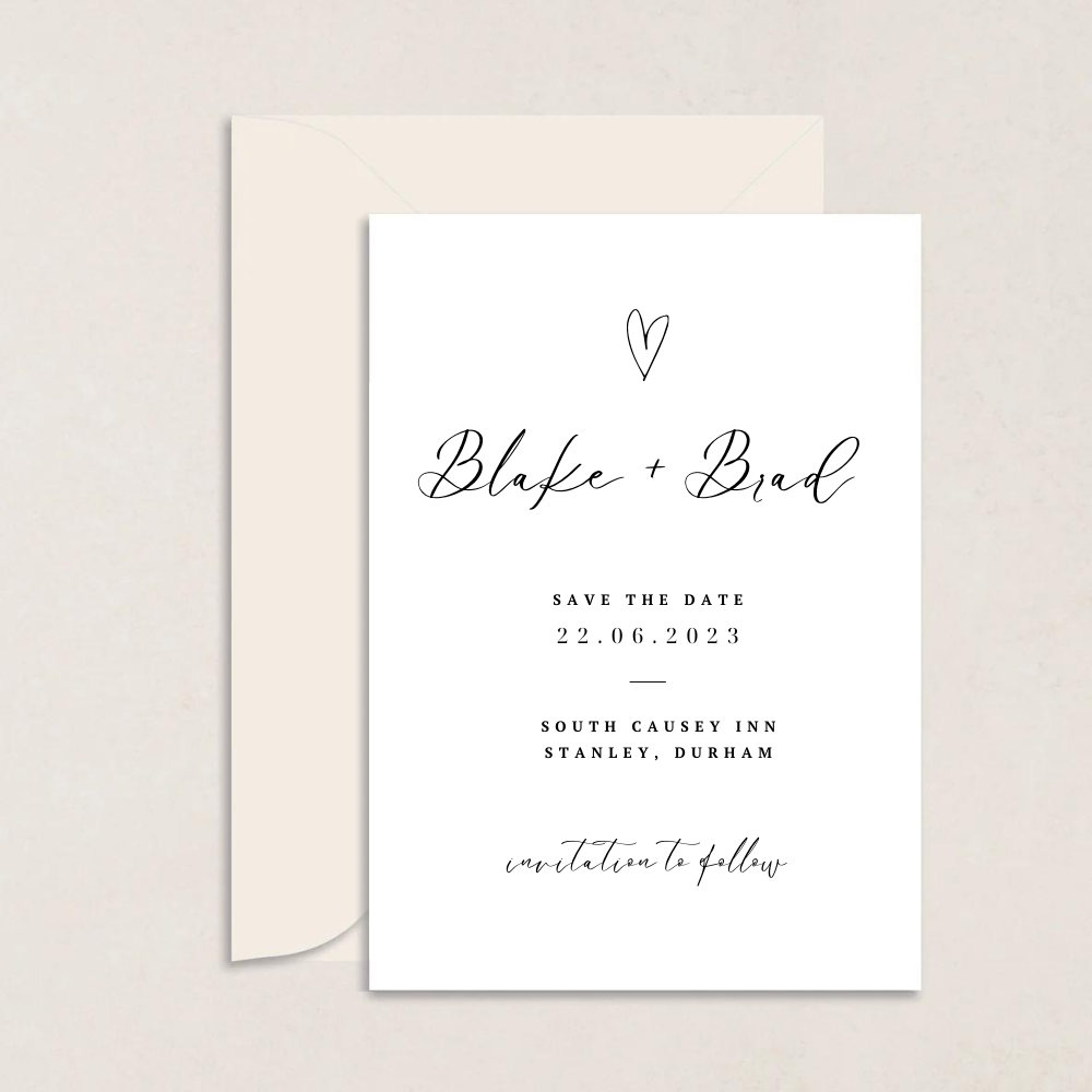 Blake Wedding Save the Date