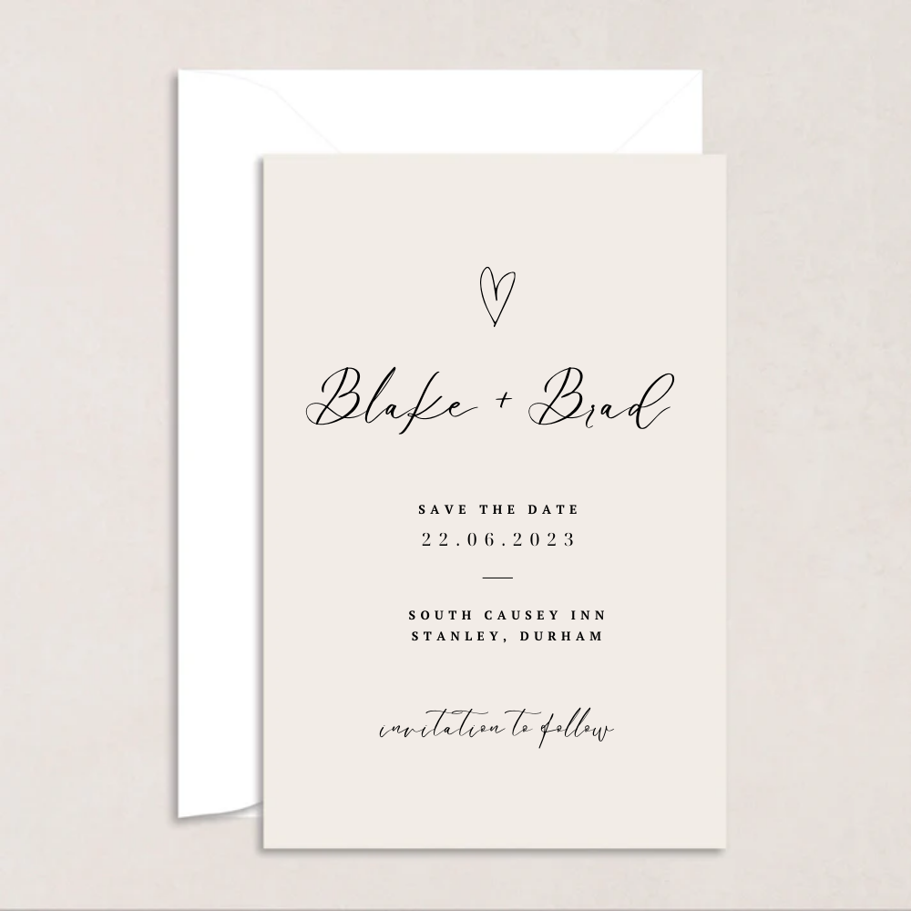 Blake Wedding Save the Date