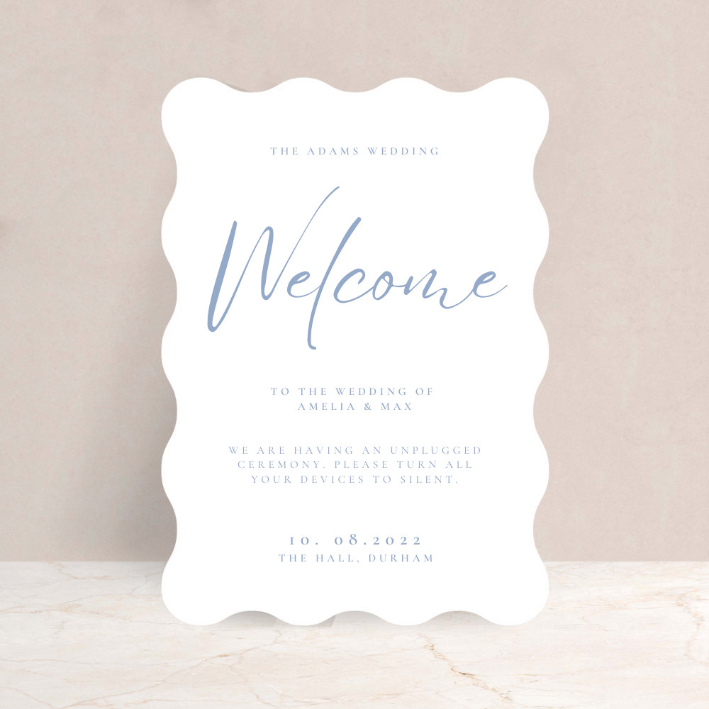 Amelia Wedding Welcome Sign - The Ivy Collection | Luxury Wedding Stationery