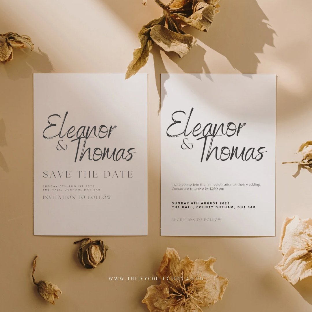 How many weeks before my wedding should I send invitations? - The Ivy Collection | Luxury Wedding Stationery