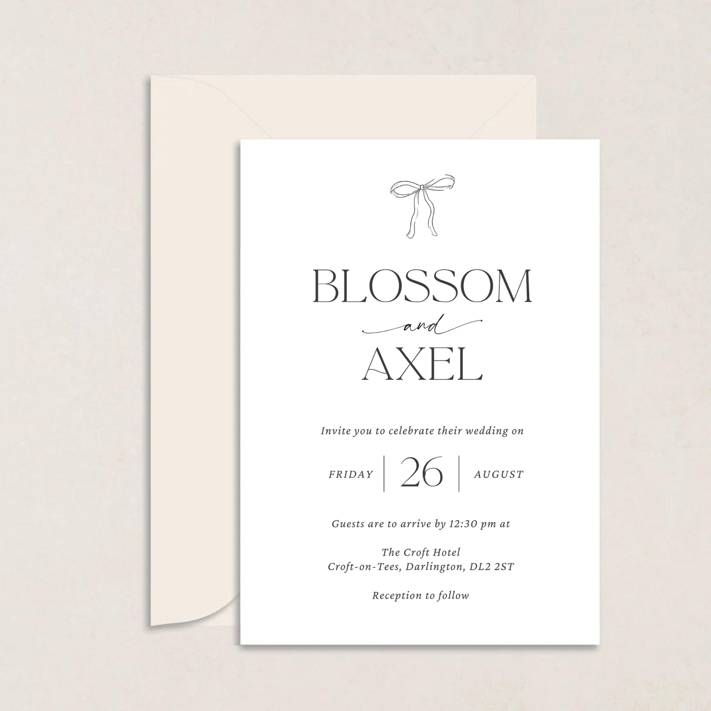 Blossom Wedding Invitation