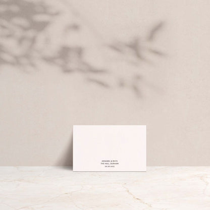 IVY Wedding Place Cards - Wedding Reception Stationery available at The Ivy Collection | Luxury Wedding Stationery