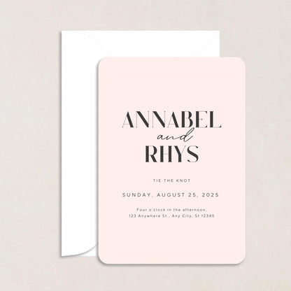 ANNABEL Wedding Invitations - Wedding Invitations available at The Ivy Collection | Luxury Wedding Stationery
