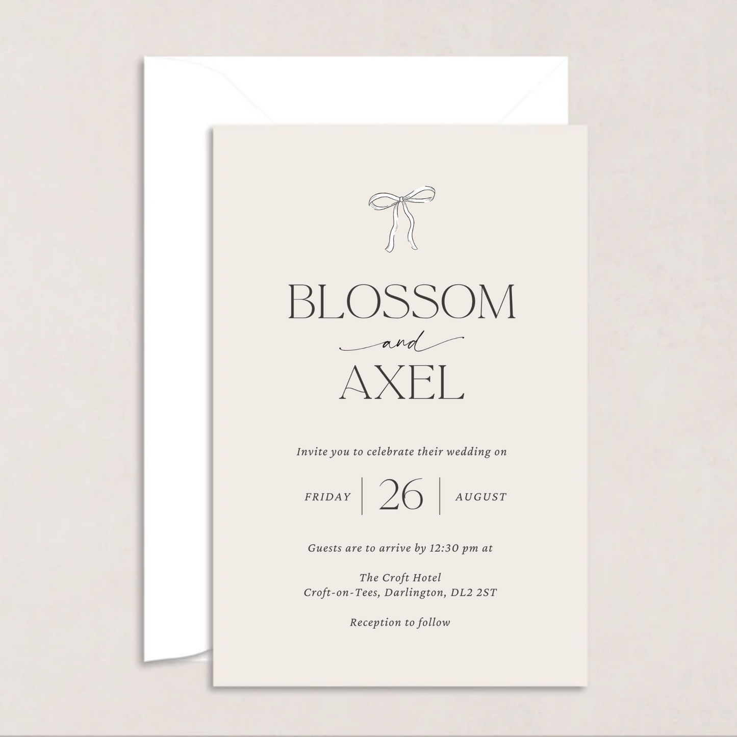 Blossom Wedding Invitation