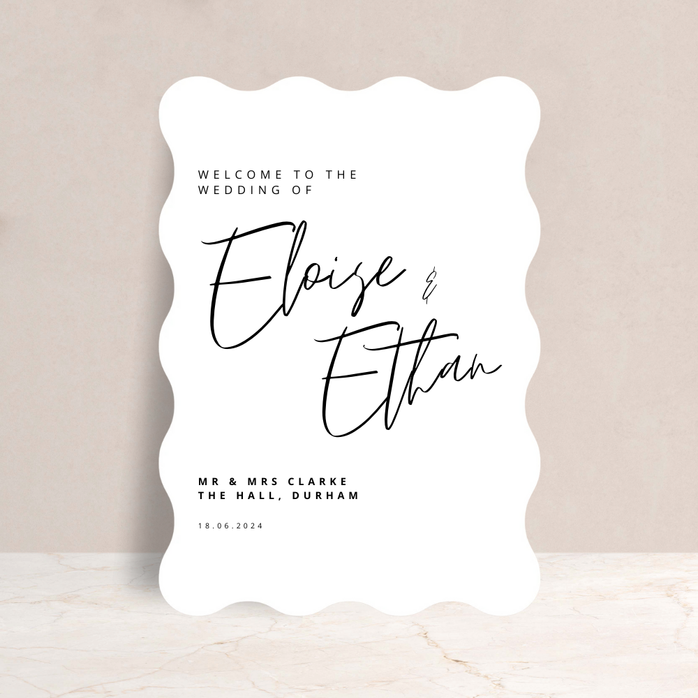 Eloise Wedding Welcome Sign