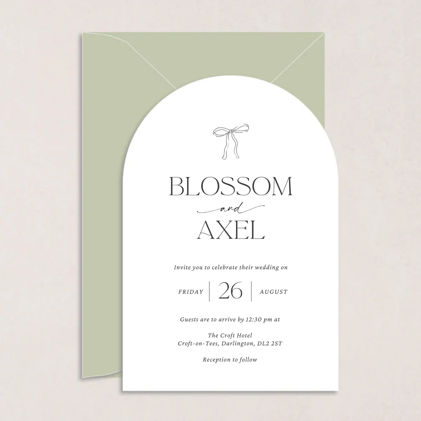 Blossom Wedding Invitation