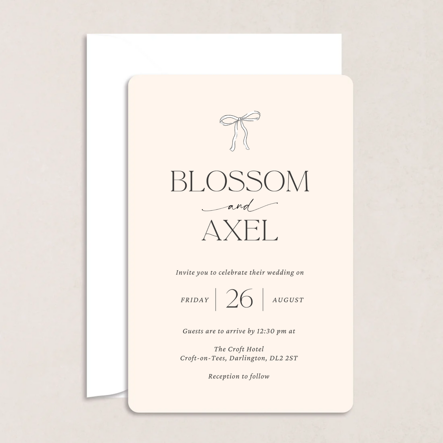 Blossom Wedding Invitation