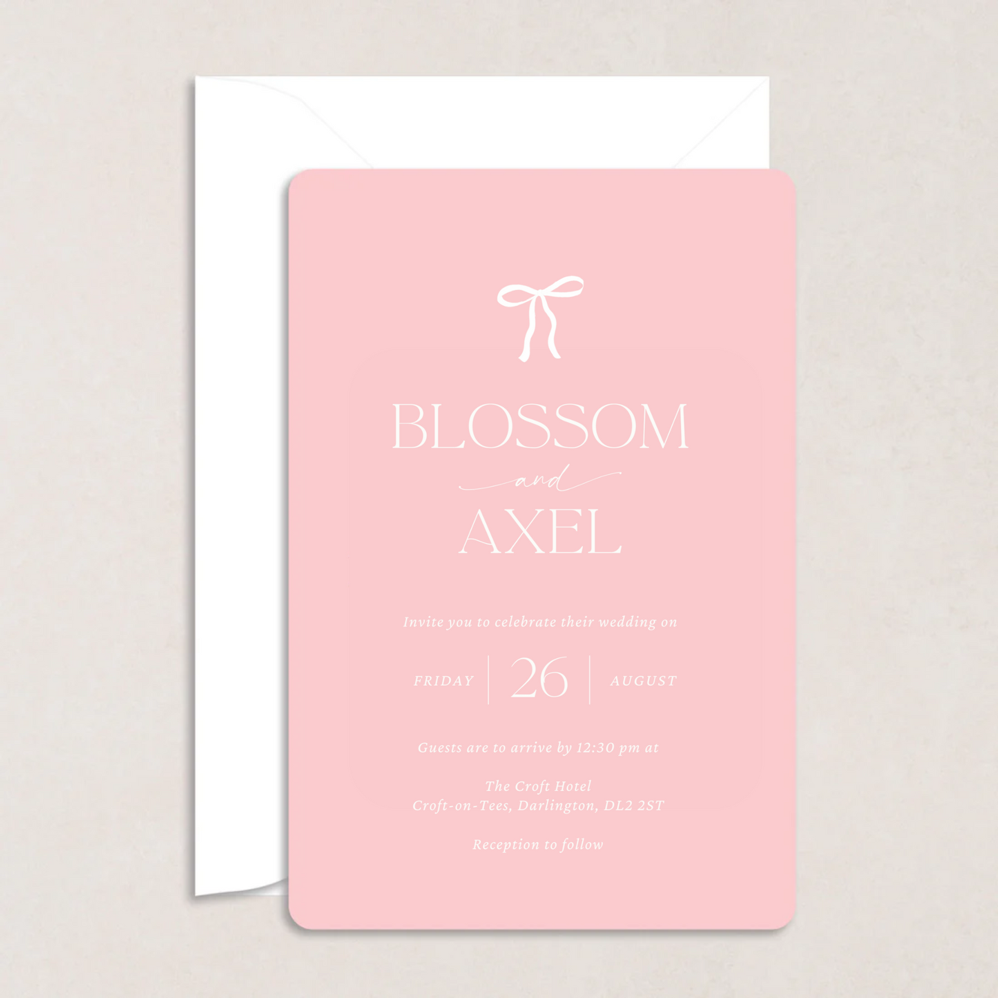 Blossom Wedding Invitation