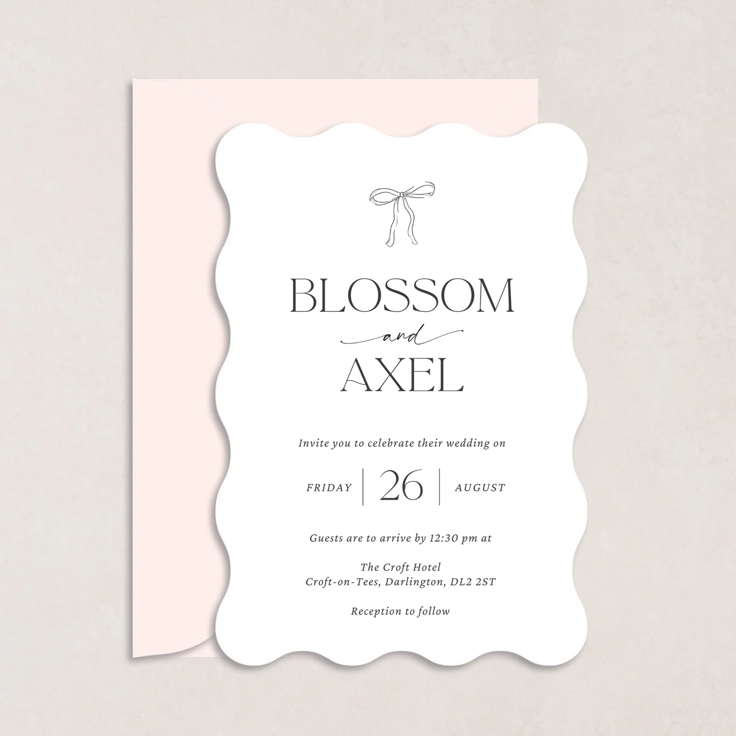 Blossom Wedding Invitation