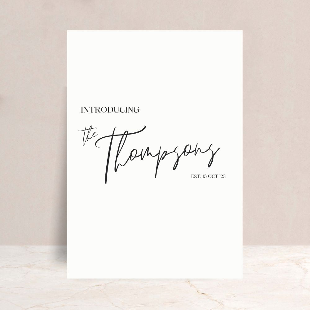 Lilli Wedding Welcome Sign