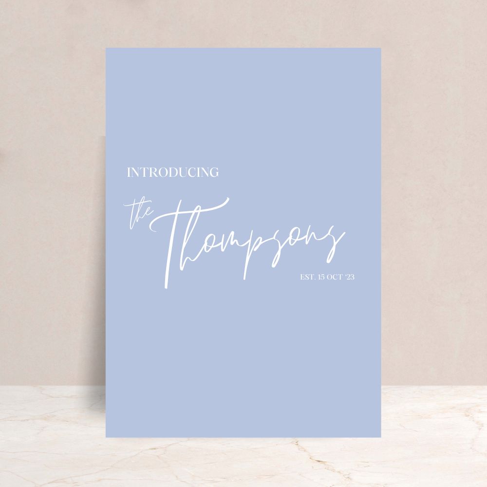 Lilli Wedding Welcome Sign