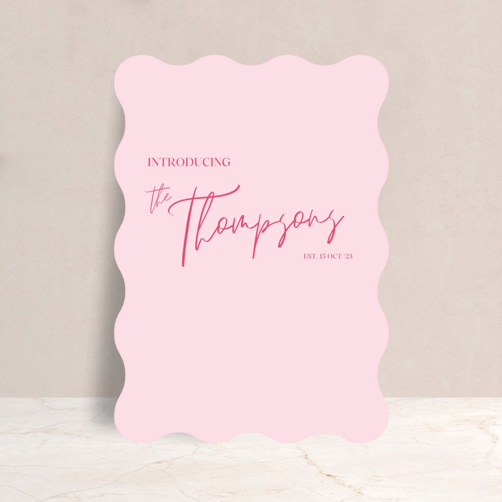 Lilli Wedding Welcome Sign