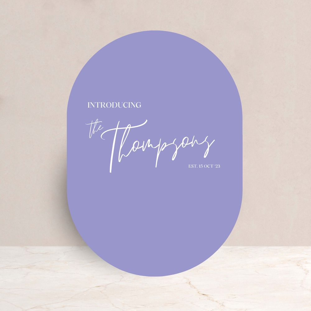 Lilli Wedding Welcome Sign