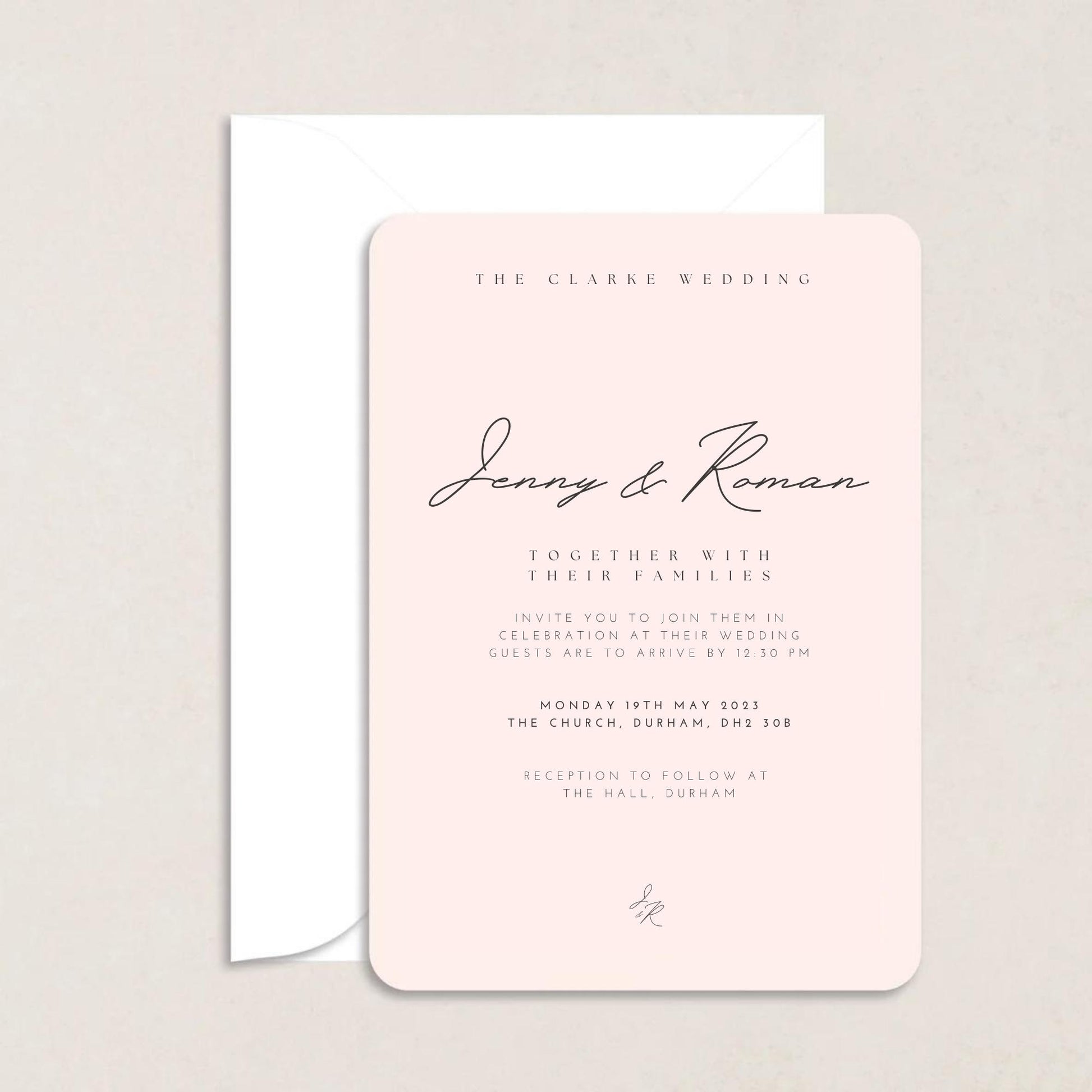 Jenny Wedding Invitations - Wedding Invitations available at The Ivy Collection | Luxury Wedding Stationery