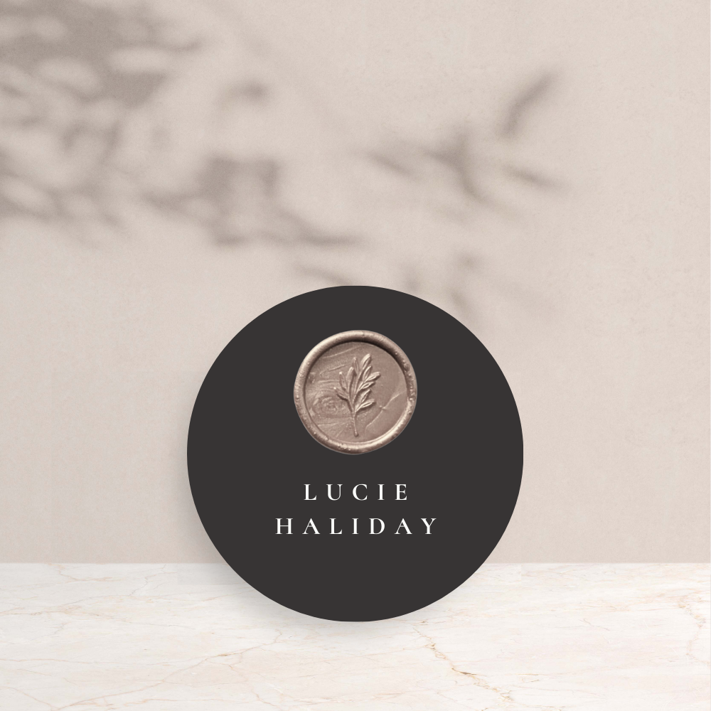 Lucie Wedding Circle Place Cards