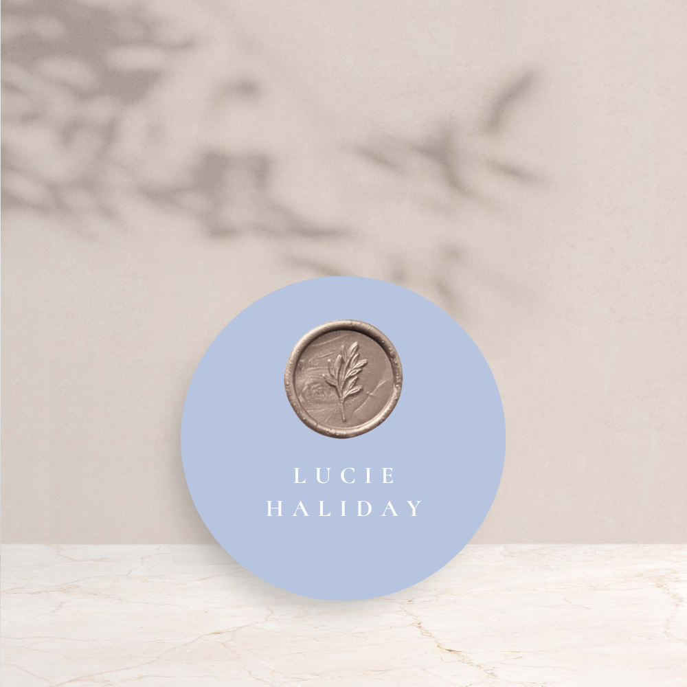 Lucie Wedding Circle Place Cards