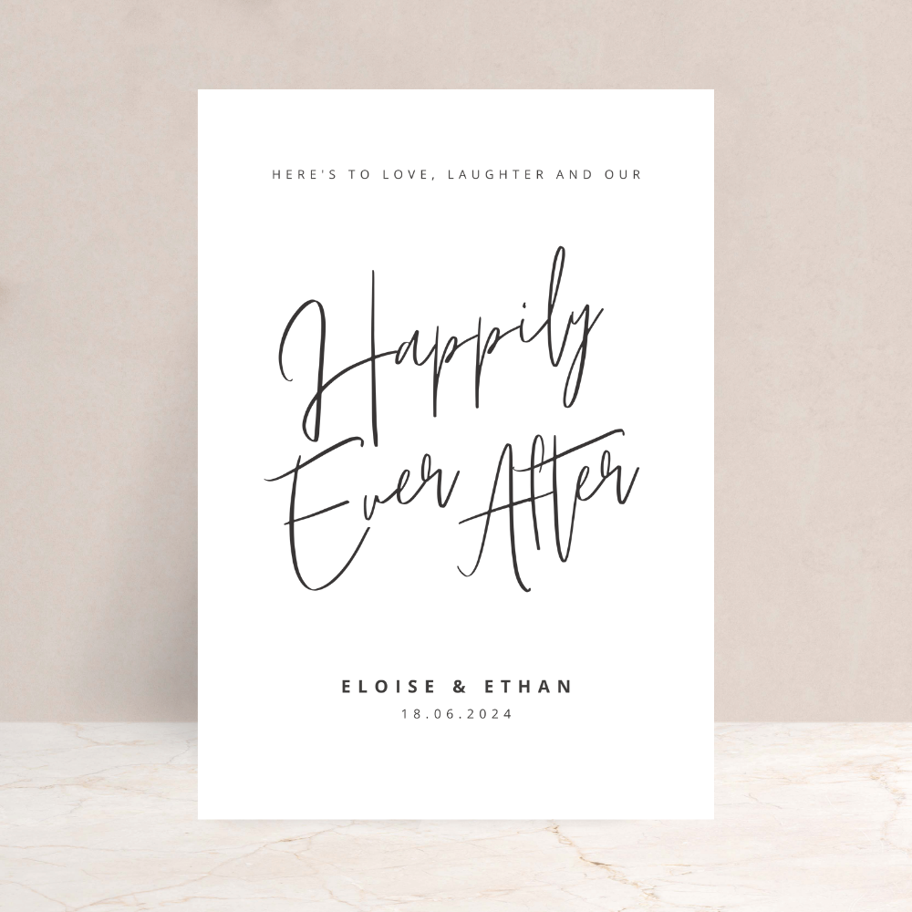 Eloise Wedding Sign