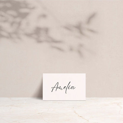 AMELIA Wedding Place Cards - Wedding Reception Stationery available at The Ivy Collection | Luxury Wedding Stationery