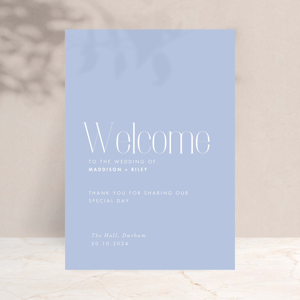Maddison Wedding Sign