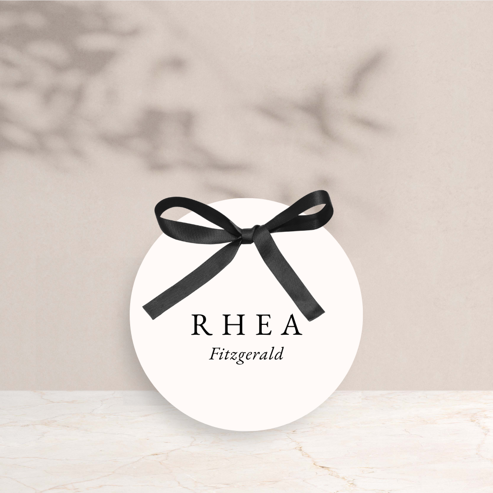 Rhea Wedding Circle Place Cards