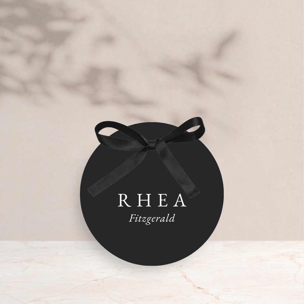Rhea Wedding Circle Place Cards