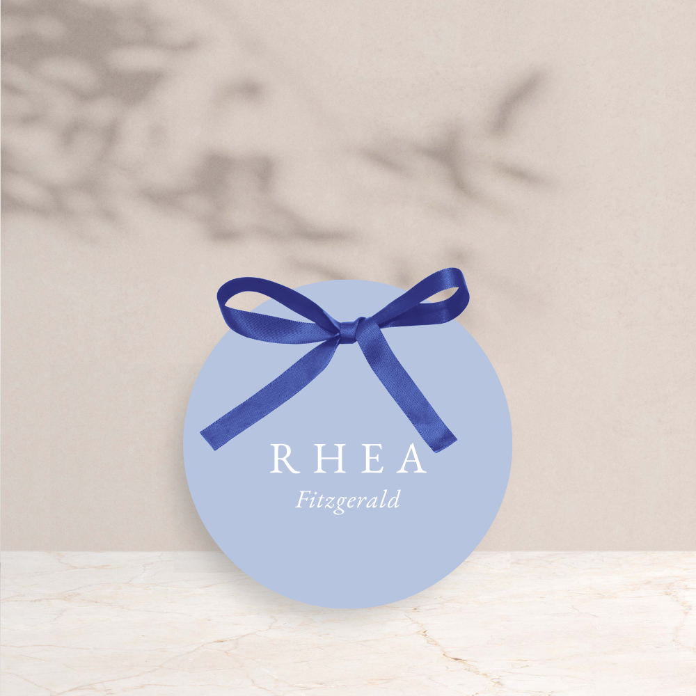Rhea Wedding Circle Place Cards