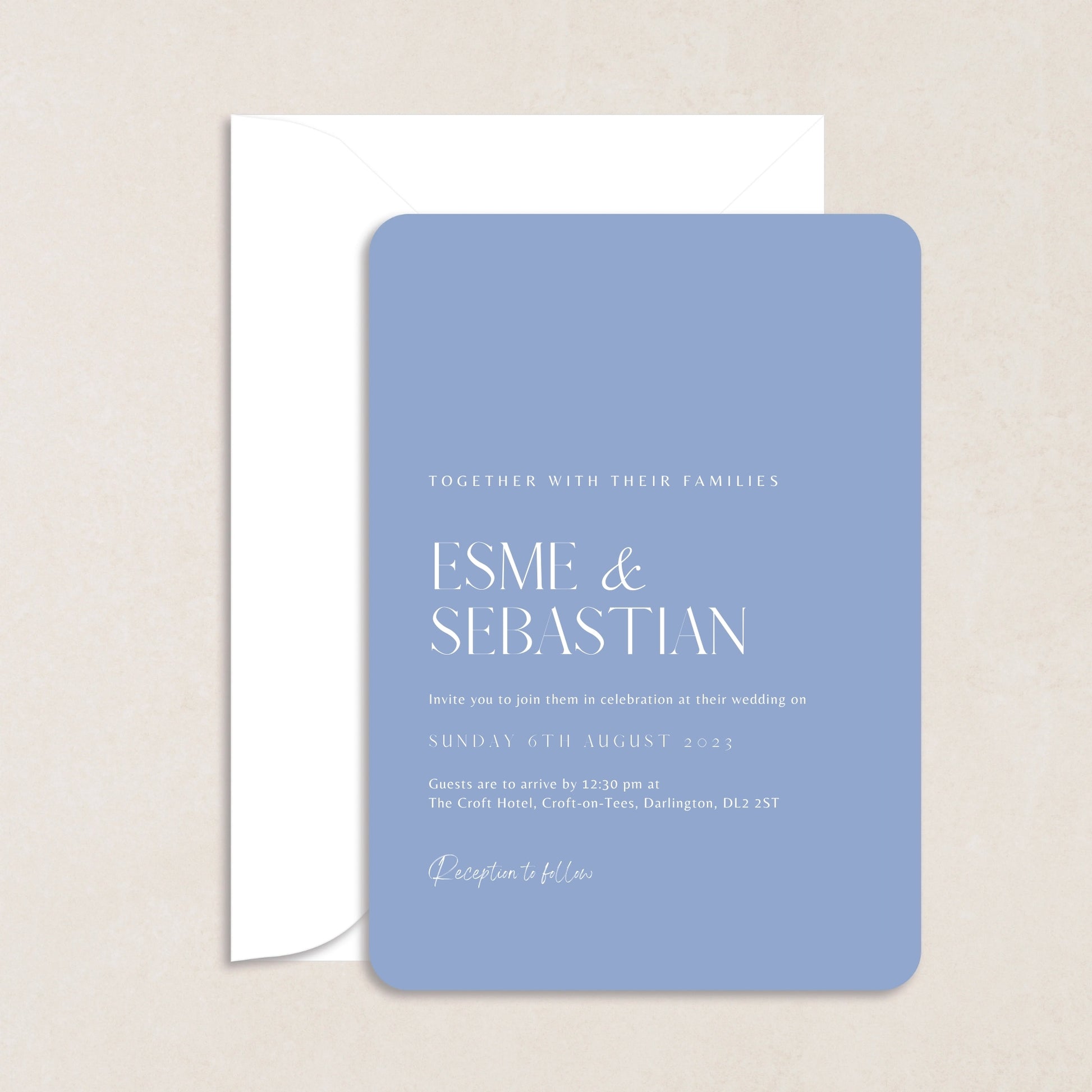 ESME Wedding Invitations - Wedding Invitations available at The Ivy Collection | Luxury Wedding Stationery