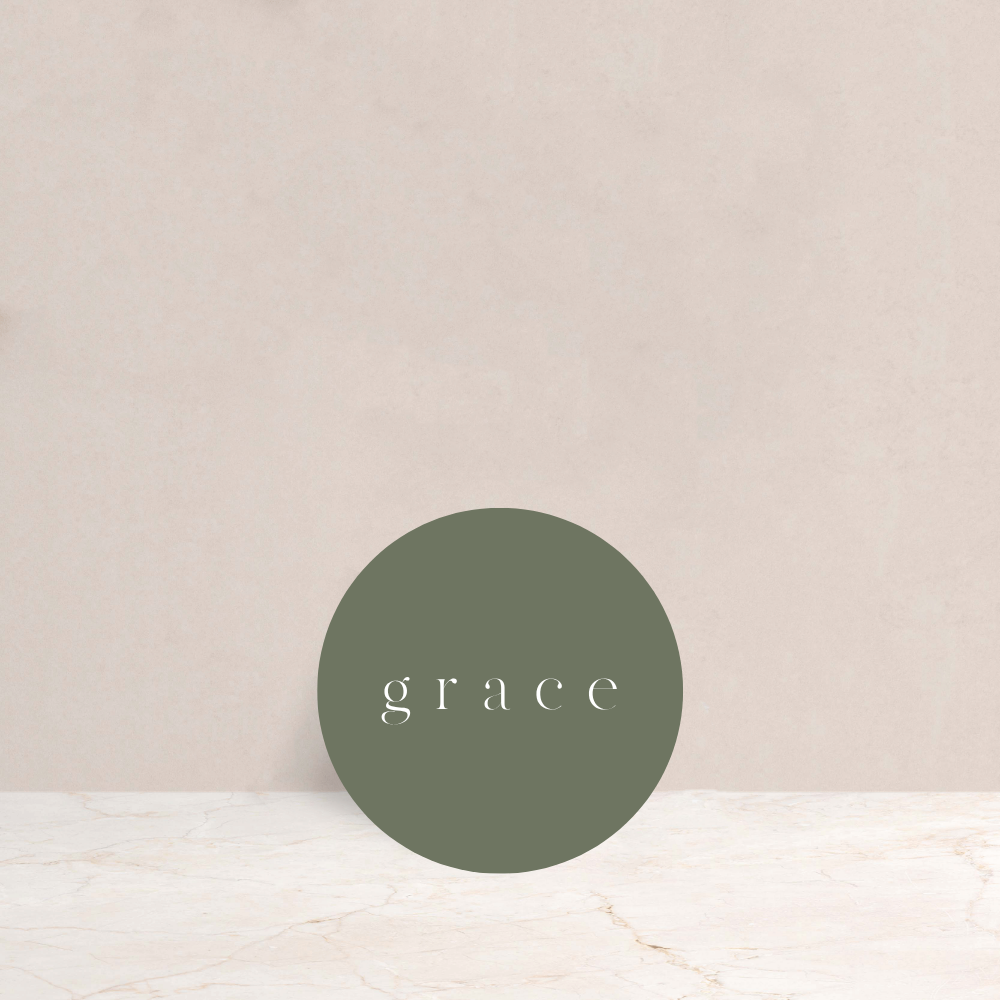 Grace Wedding Circle Place Cards