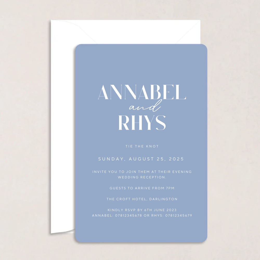 Annabel Evening Wedding Invitation - The Ivy Collection | Luxury Wedding Stationery