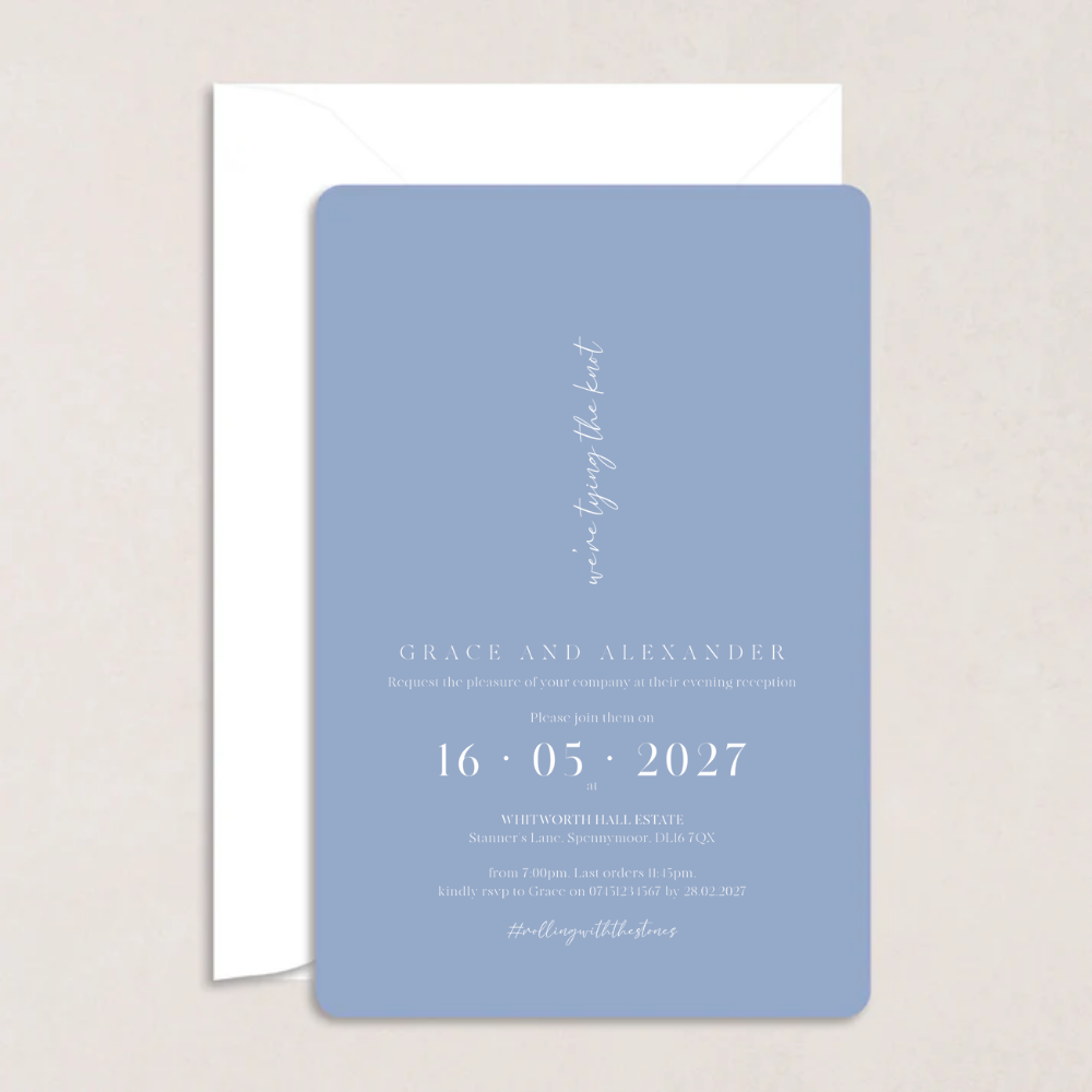 Grace Evening Wedding Invitation