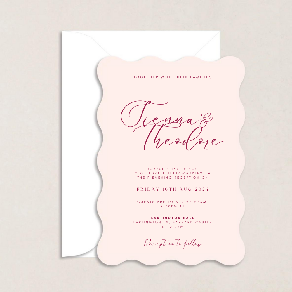 Sienna Evening Wedding Invitation