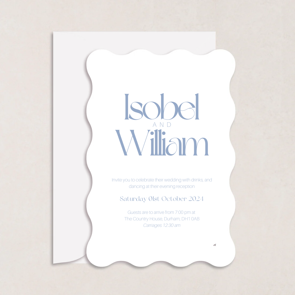 Isobel Evening Wedding Invitation
