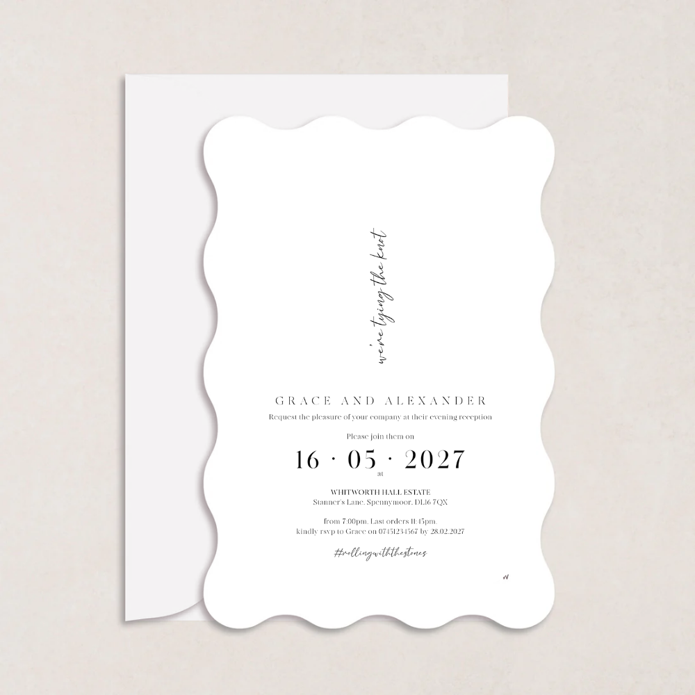 Grace Evening Wedding Invitation