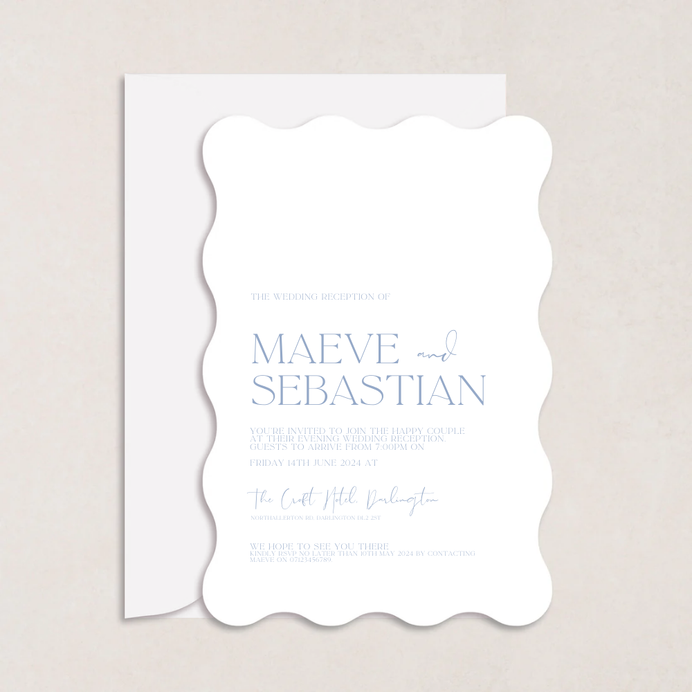 Maeve Evening Wedding Invitation - The Ivy Collection | Luxury Wedding Stationery