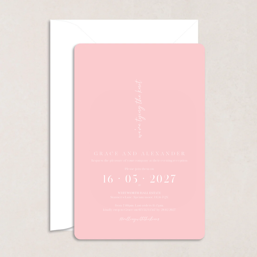 Grace Evening Wedding Invitation