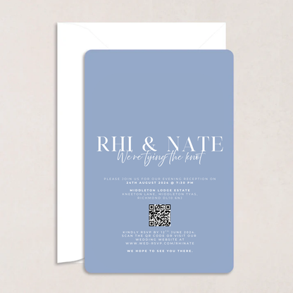 Rhi Evening Wedding Invitation - The Ivy Collection | Luxury Wedding Stationery