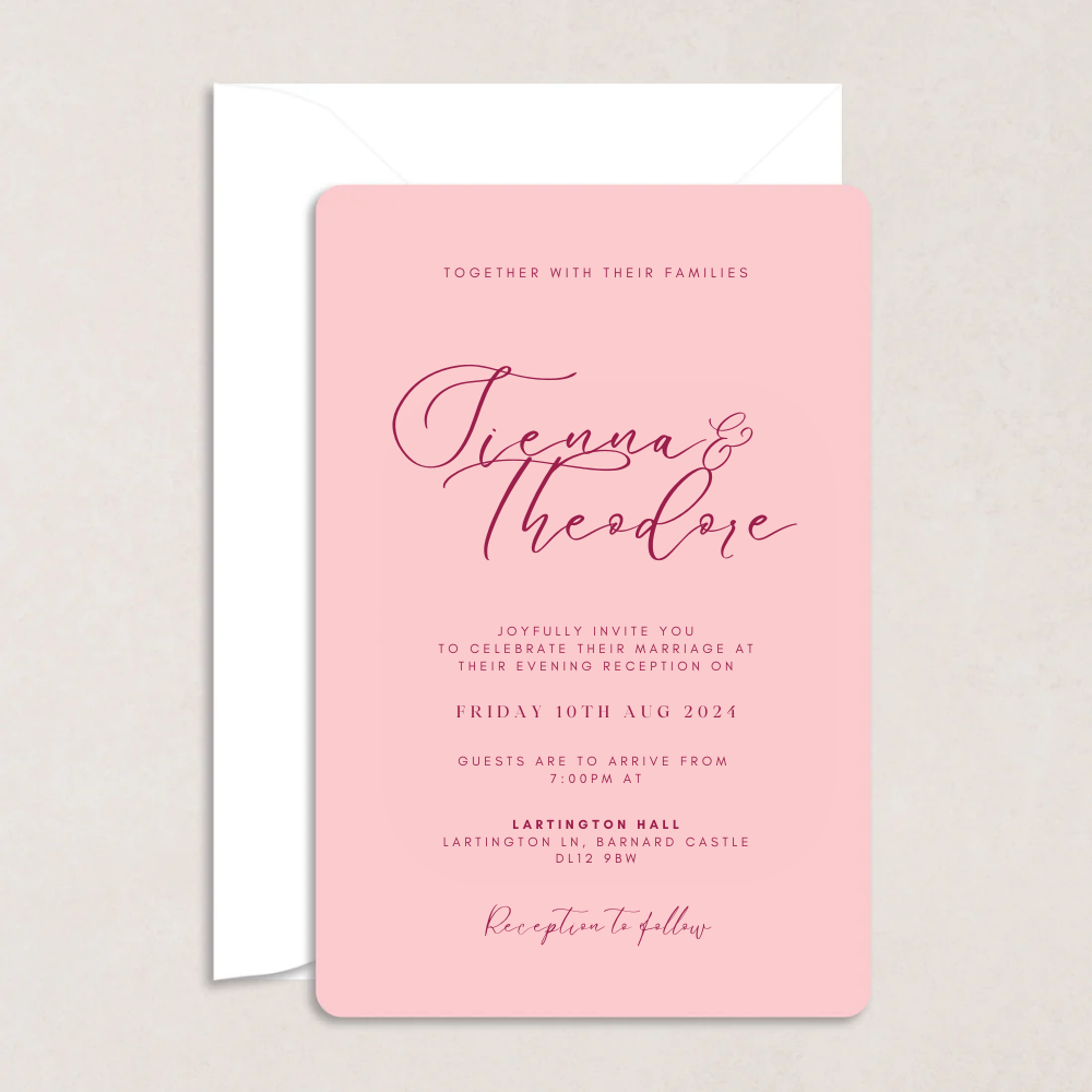 Sienna Evening Wedding Invitation