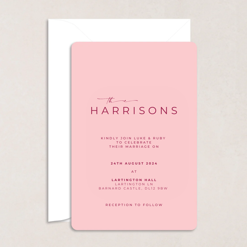 Ruby Wedding Invitations