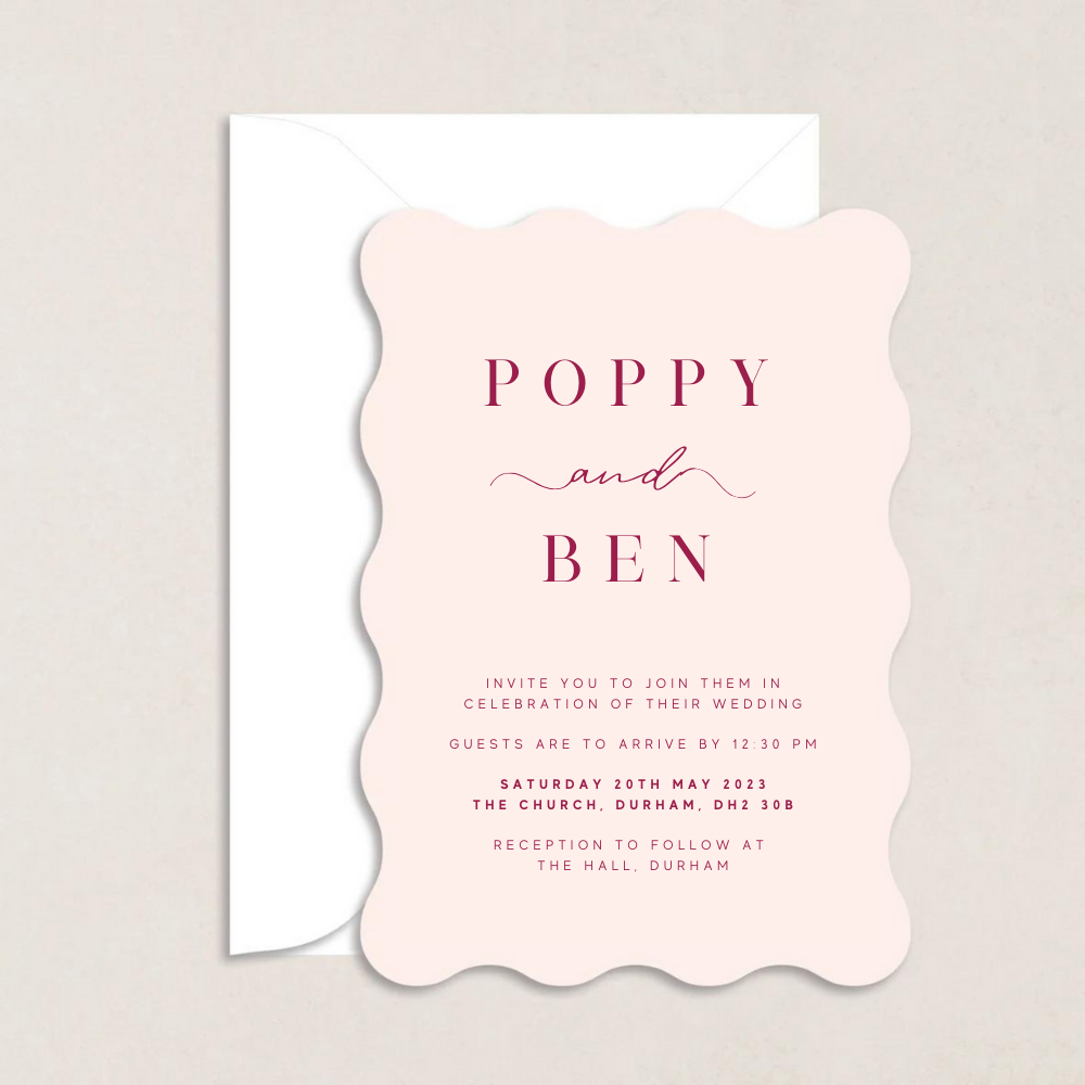 Poppy Wedding Invitations