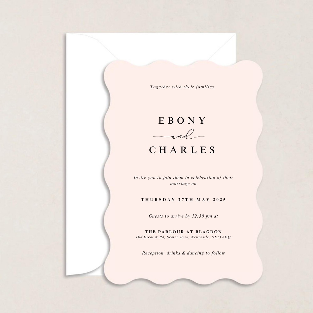 Ebony Wedding Invitations