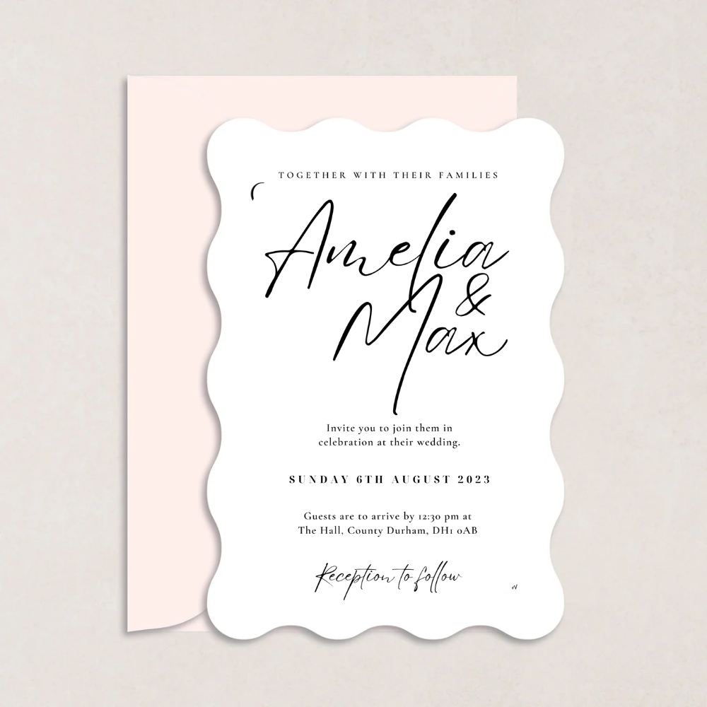 Amelia Wedding Invitations - The Ivy Collection | Luxury Wedding Stationery