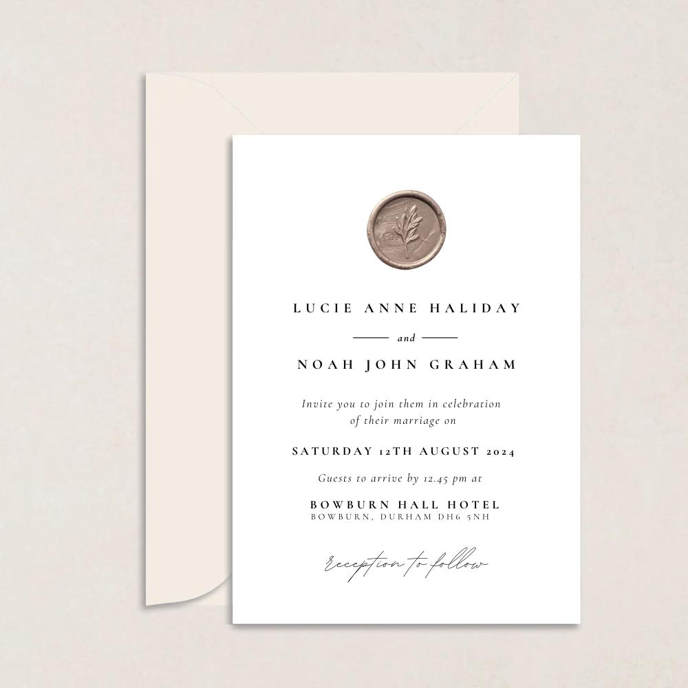 Lucie Wedding Invitations - The Ivy Collection | Luxury Wedding Stationery