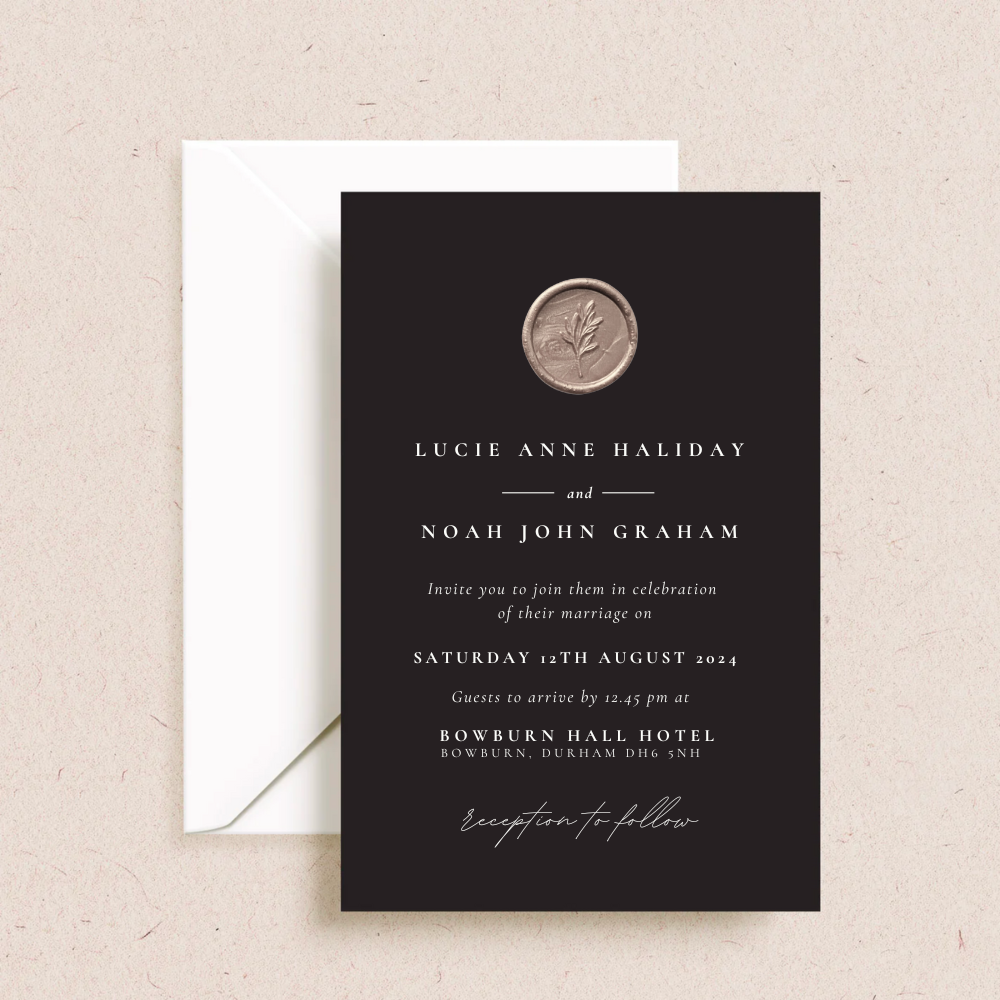 Lucie Wedding Invitations - The Ivy Collection | Luxury Wedding Stationery