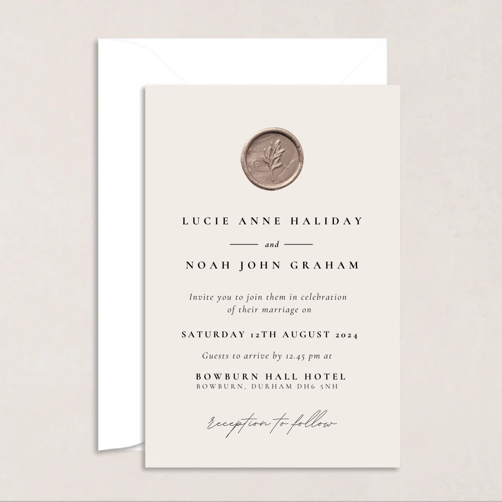 Lucie Wedding Invitations - The Ivy Collection | Luxury Wedding Stationery