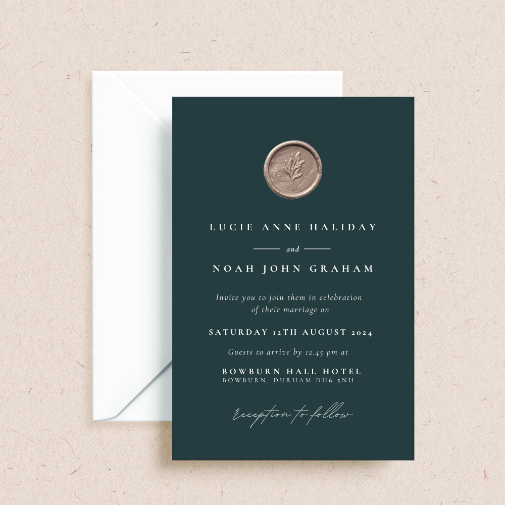 Lucie Wedding Invitations - The Ivy Collection | Luxury Wedding Stationery