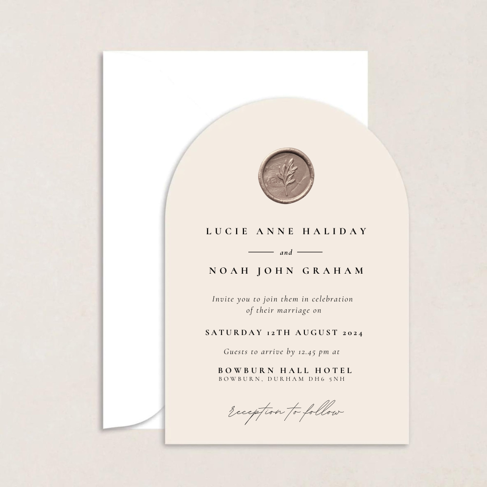 Lucie Wedding Invitations - The Ivy Collection | Luxury Wedding Stationery