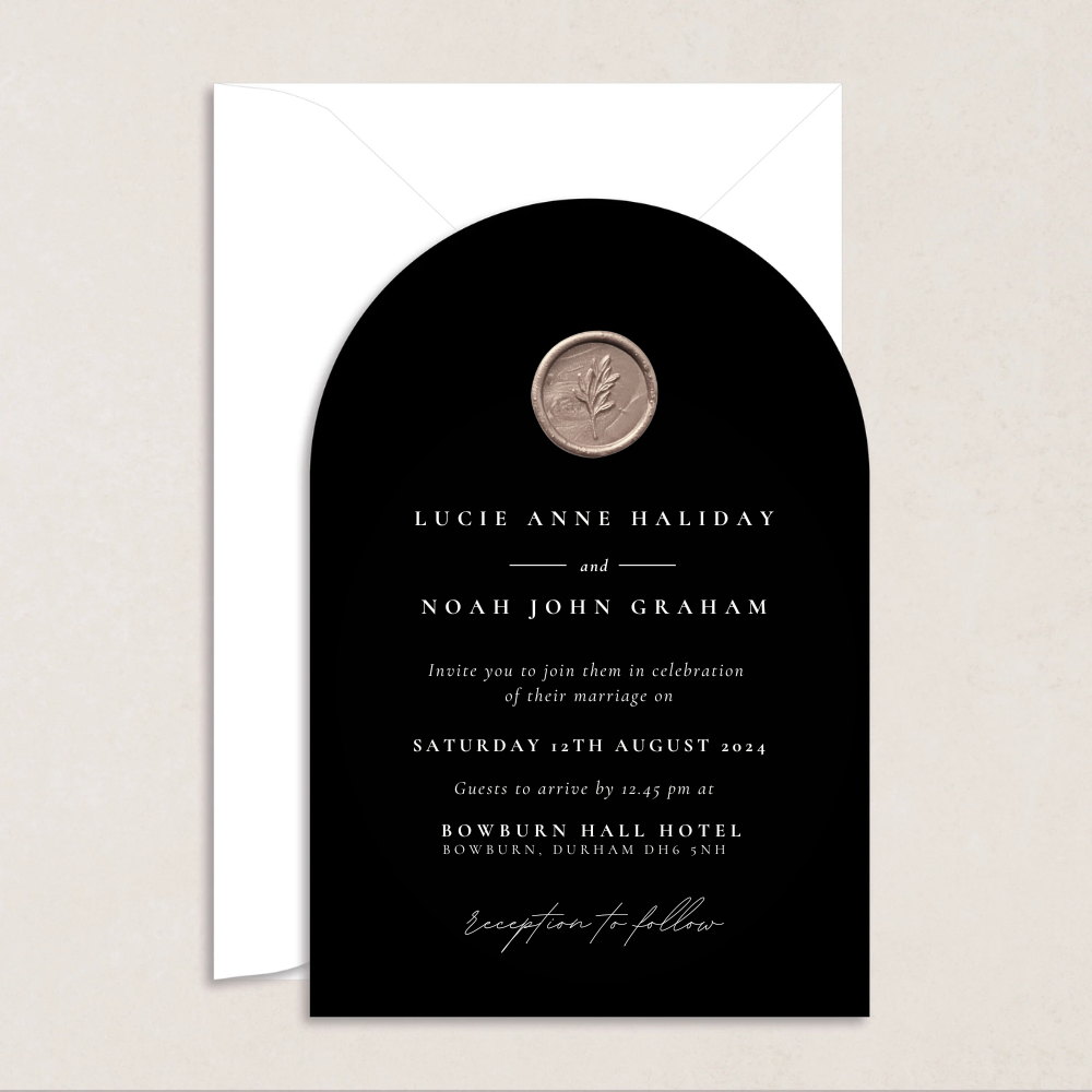 Lucie Wedding Invitations - The Ivy Collection | Luxury Wedding Stationery