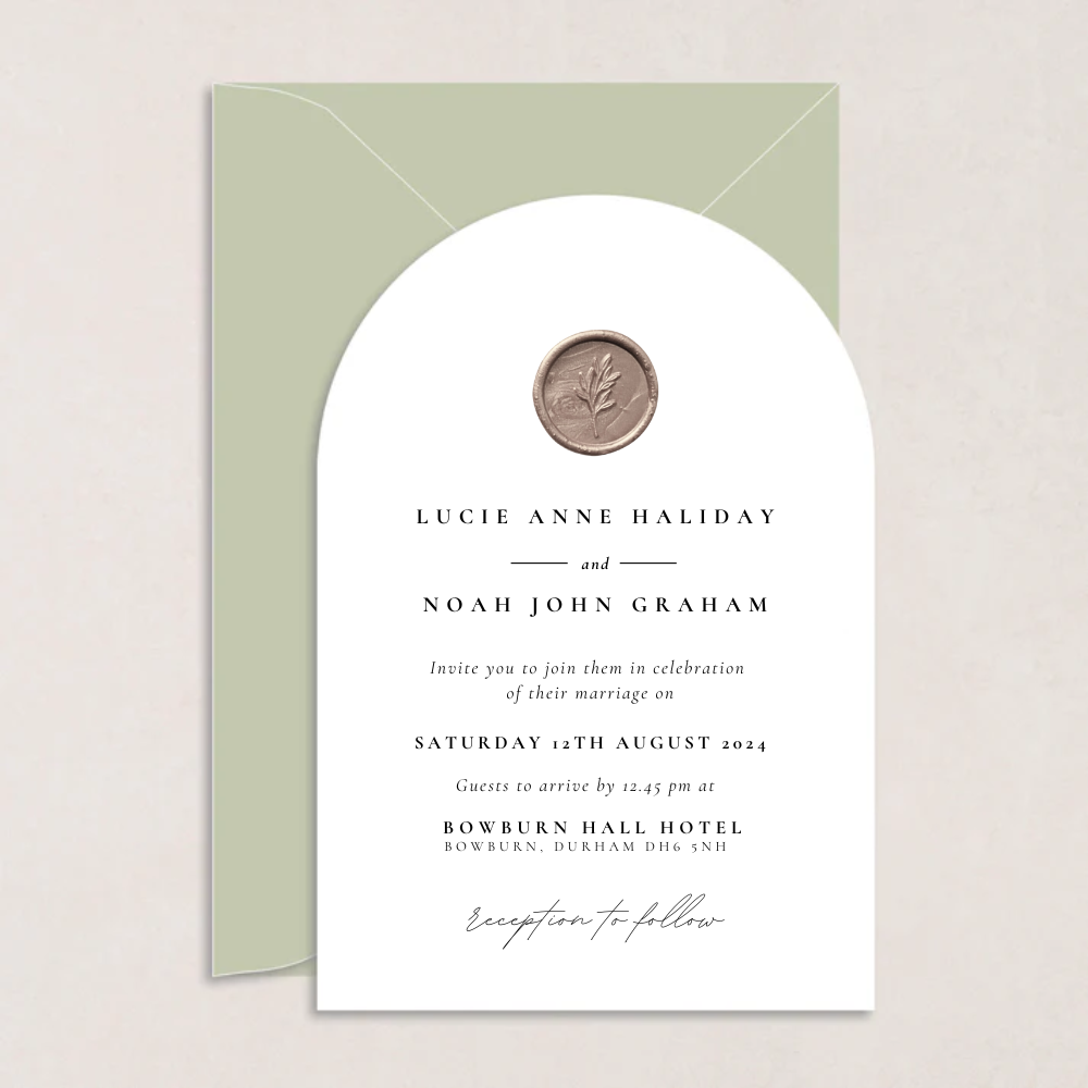 Lucie Wedding Invitations - The Ivy Collection | Luxury Wedding Stationery