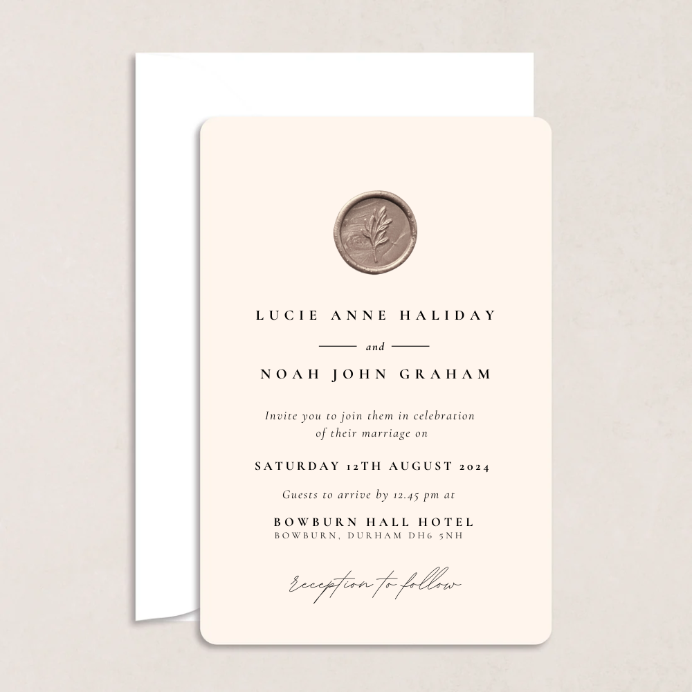 Lucie Wedding Invitations - The Ivy Collection | Luxury Wedding Stationery