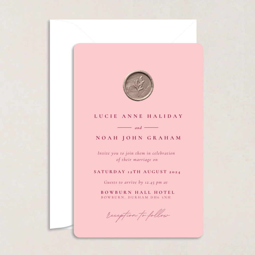 Lucie Wedding Invitations - The Ivy Collection | Luxury Wedding Stationery